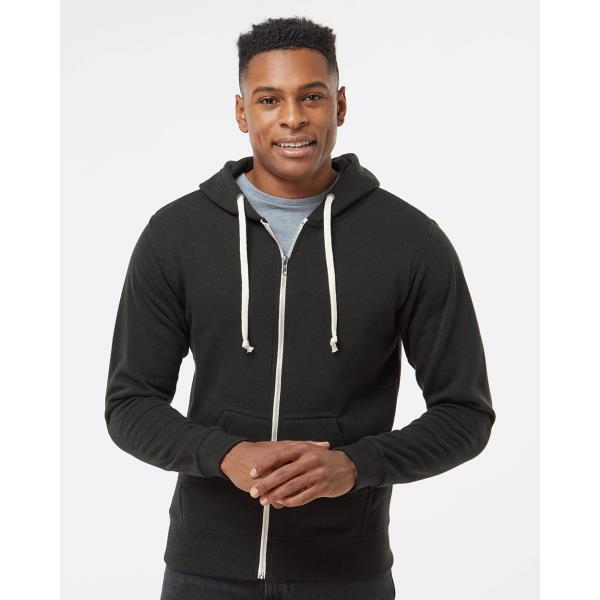 Triblend Full-Zip Hooded Sweatshirt