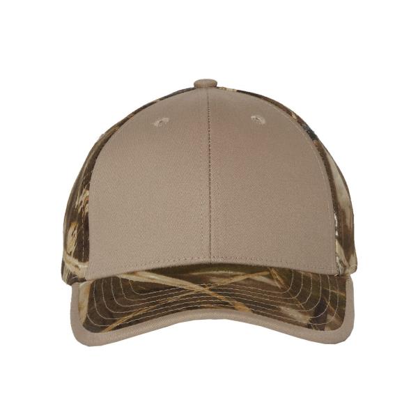 Camo with Solid Front Cap