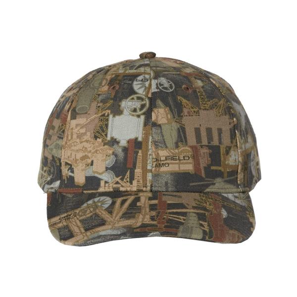 Structured Oilfield Camo Cap