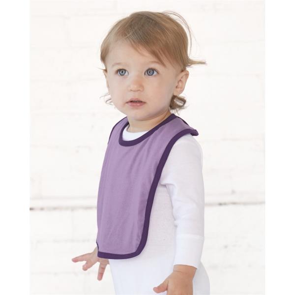 Infant Contrast Trim Premium Jersey Bib