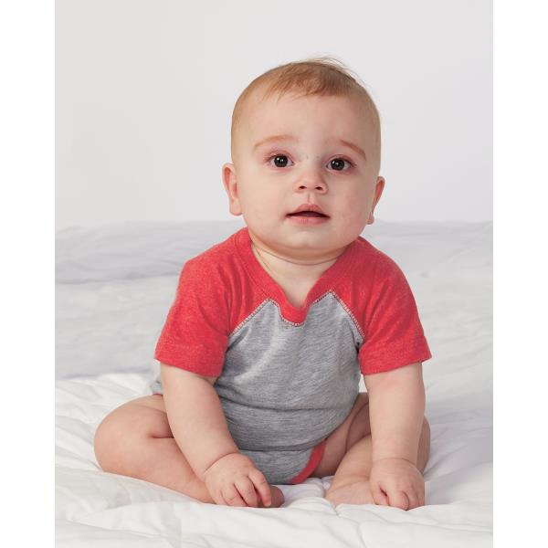 Infant Baseball Fine Jersey Bodysuit