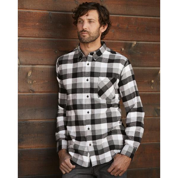 Vintage Brushed Flannel Long Sleeve Shirt