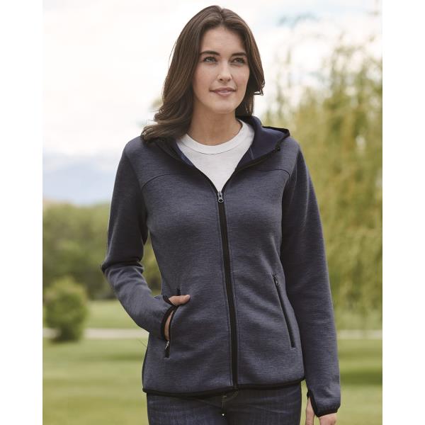 Women's HeatLastâ„¢ Fleece Tech Full-Zip Hooded Sweatshirt