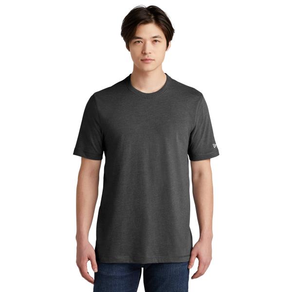 Sueded Cotton Blend Crew Tee