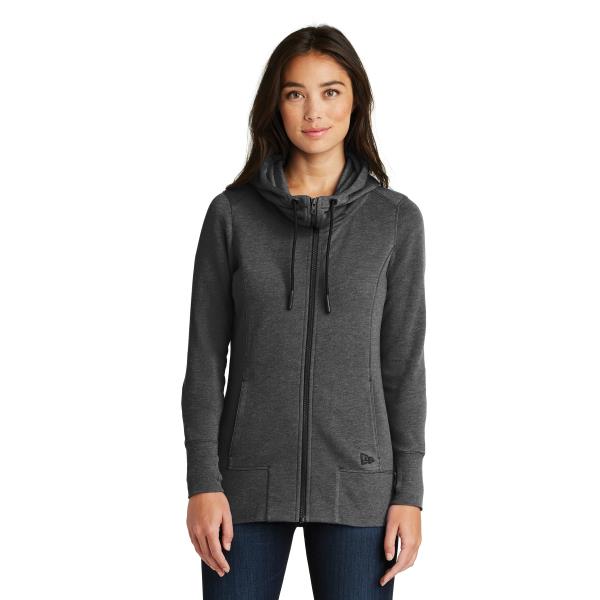 Ladies Tri-Blend Fleece Full-Zip Hoodie