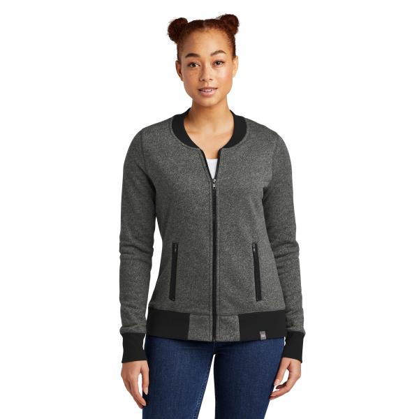 Ladies French Terry Baseball Full-Zip