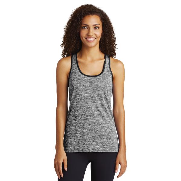 Ladies PosiCharge  Electric Heather Racerback Tank