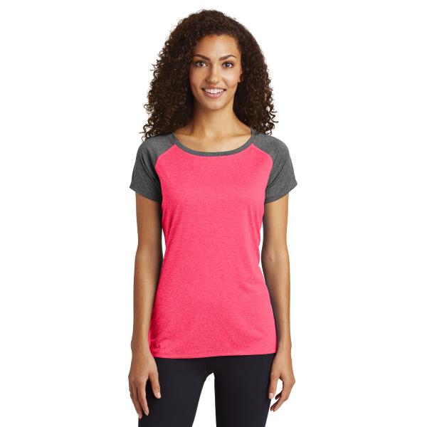 Ladies Heather-On-Heather Contender  Scoop Neck Tee