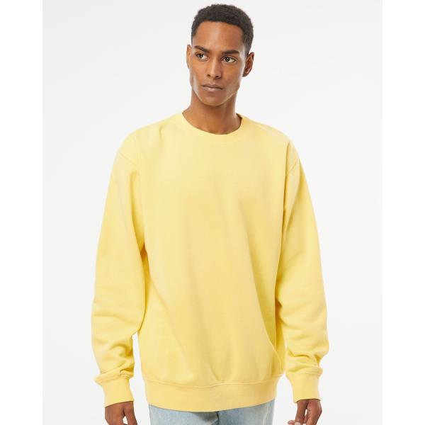 Unisex Midweight Pigment-Dyed Crewneck Sweatshirt