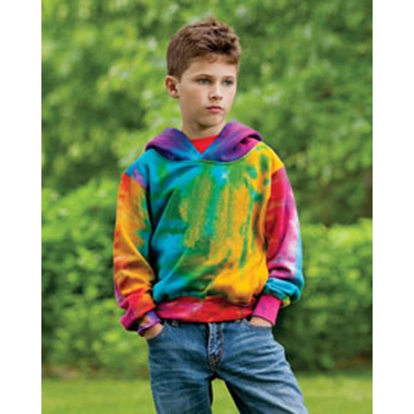 Youth Classic Fleece Tie Dye Hooded Sweatshirt