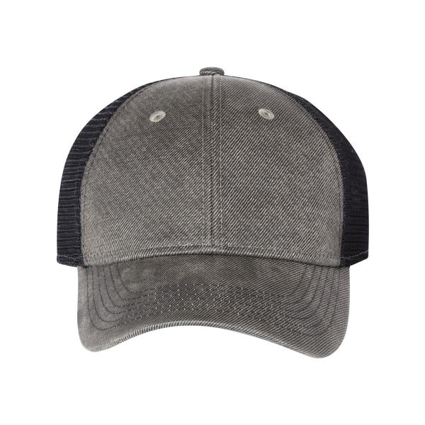 Faux Waxy Trucker Cap