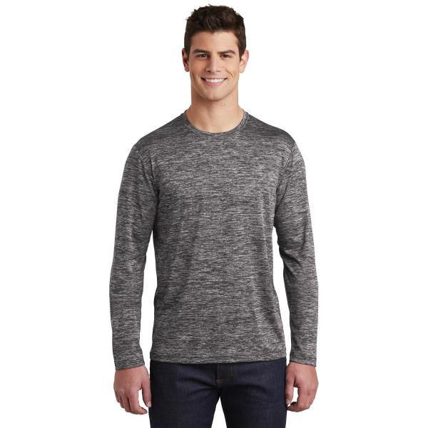 PosiCharge  Long Sleeve Electric Heather Tee