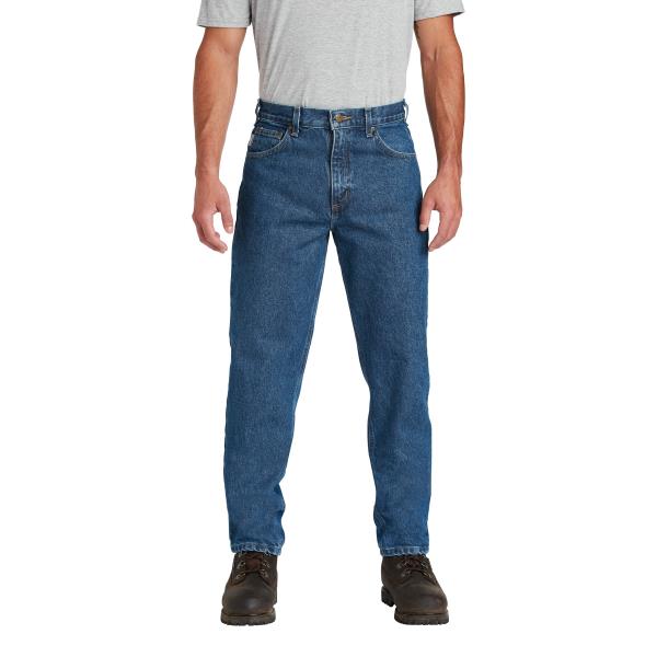 Relaxed-Fit Tapered-Leg Jean