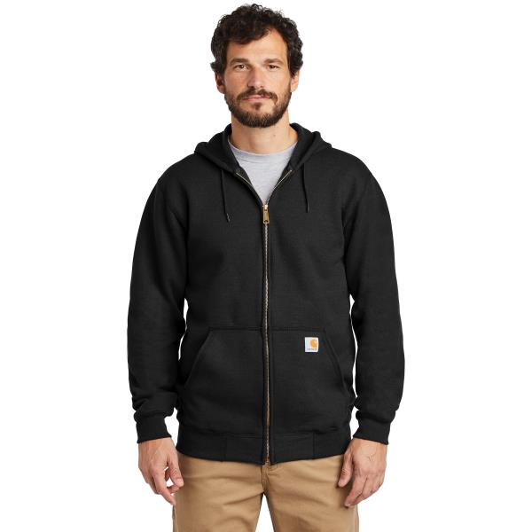 Midweight Hooded Zip-Front Sweatshirt