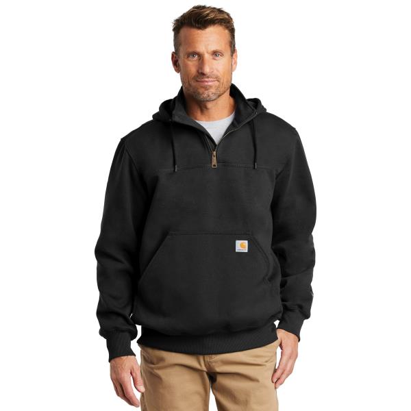 Rain Defender  Paxton Heavyweight Hooded Zip Mock Sweatshirt