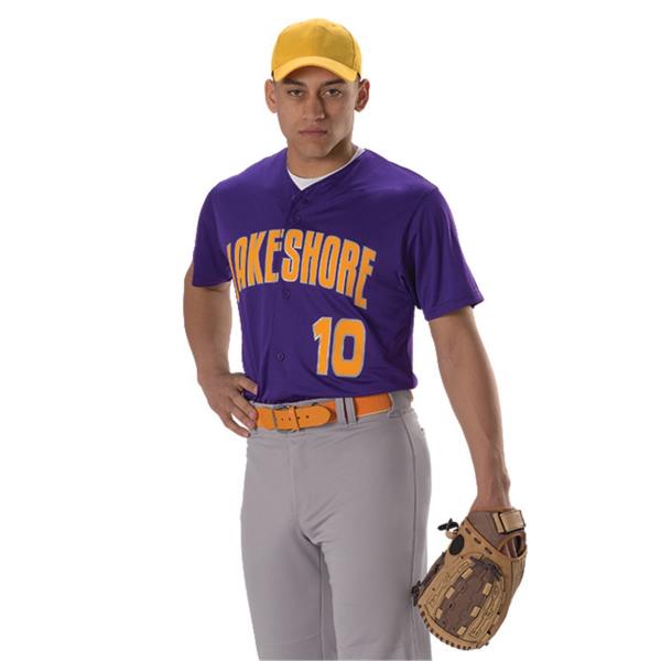 Youth Full Button Lightweight Baseball Jersey