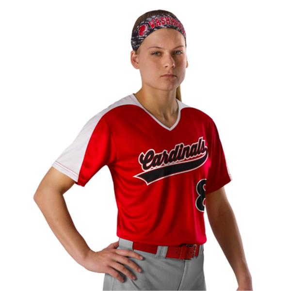 Women's Vneck Fastpitch Jersey