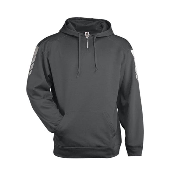 Metallic Fleece Hooded Sweatshirt