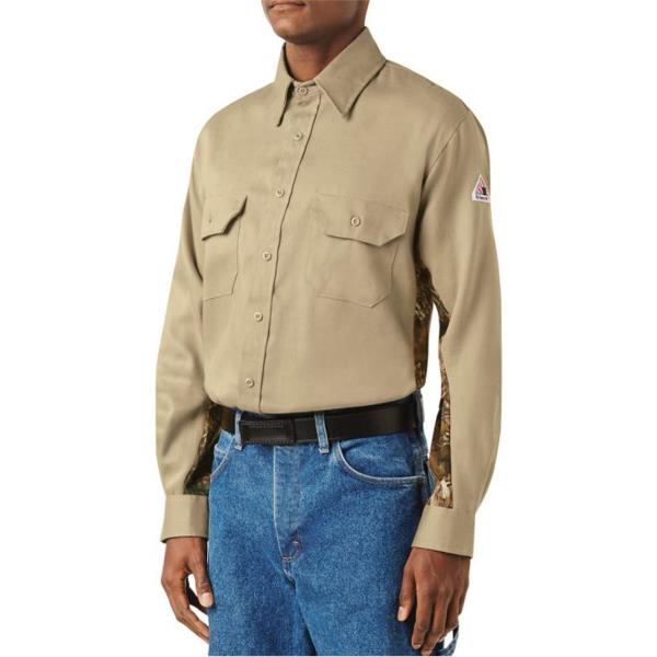 Camo Uniform Shirt - EXCEL FRÂ® ComforTouchÂ® - 6 oz. - Long Sizes