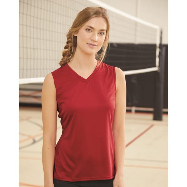 Women's Sleeveless V-Neck T-Shirt