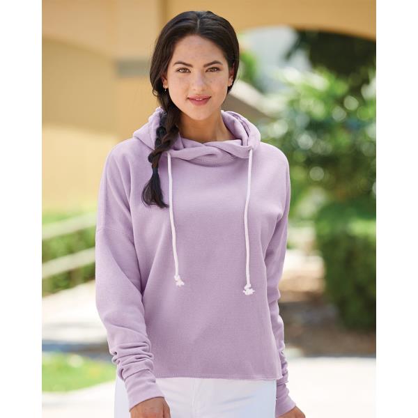 Womenâ€™s Lounge Fleece Hi-Low Hooded Sweatshirt