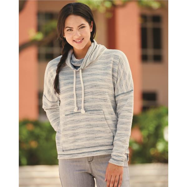 Womenâ€™s Baja French Terry Cowl Neck Pullover