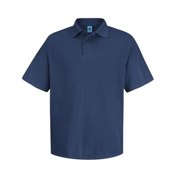 Short Sleeve Spun Polyester Pocketless Polo