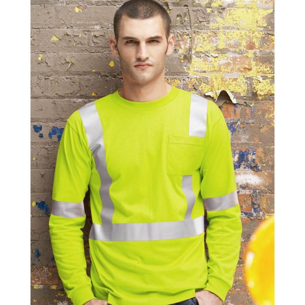High Visibility Long Sleeve Safety T-Shirt