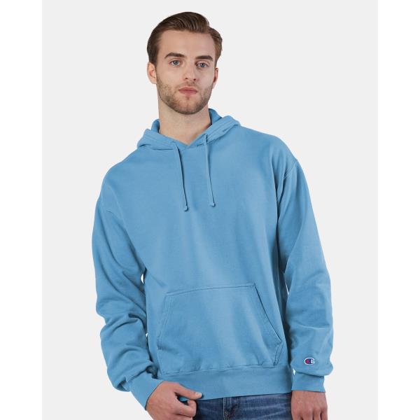 Garment-Dyed Hooded Sweatshirt