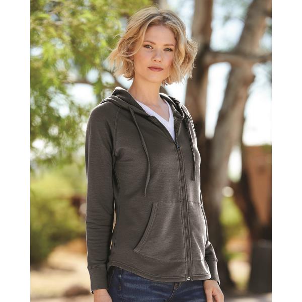 Womenâ€™s HeatLastâ„¢ Fleece Faux Cashmere Full-Zip Hooded Sweatshirt