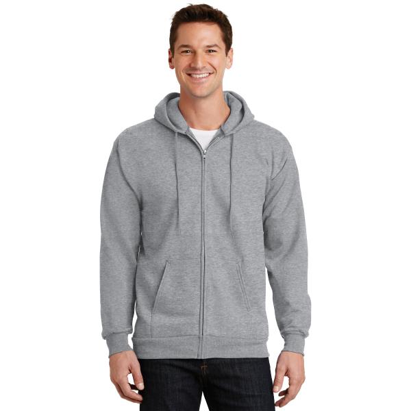 Essential Fleece Full-Zip Hooded Sweatshirt