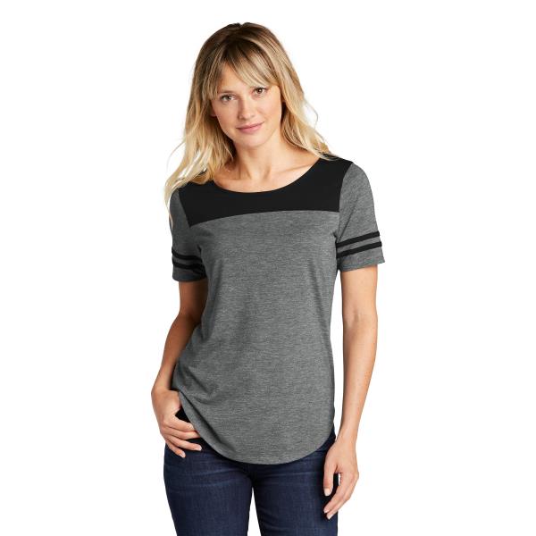 Ladies PosiCharge  Tri-Blend Wicking Fan Tee