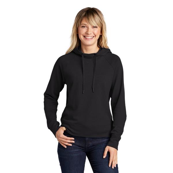 Ladies Lightweight French Terry Pullover Hoodie