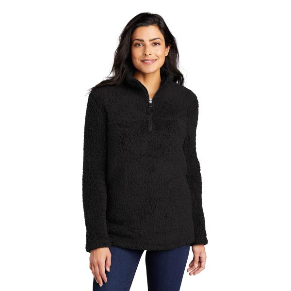 Ladies Cozy 1/4-Zip Fleece