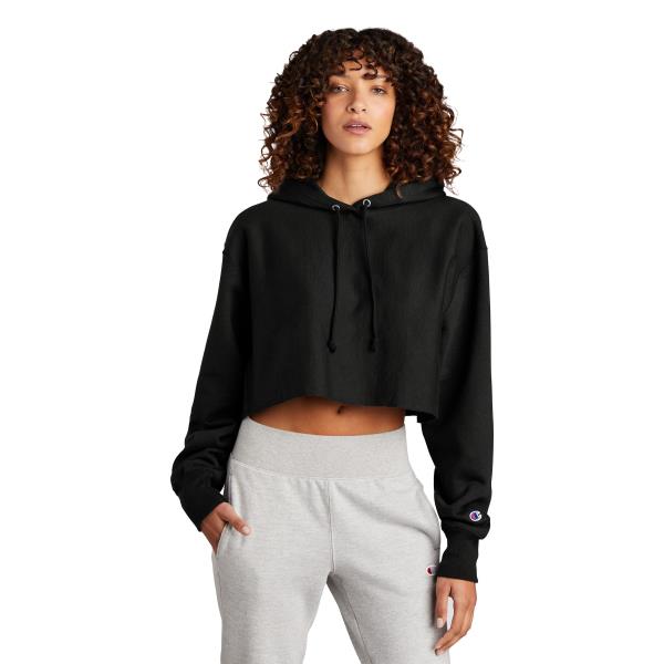 Women's Reverse Weave   Cropped Cut-Off Hooded Sweatshirt