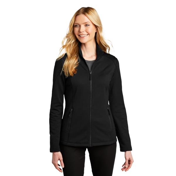 Ladies Grid Fleece Jacket