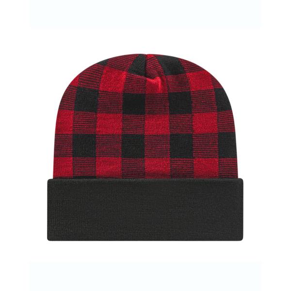 USA-Made Plaid Beanie