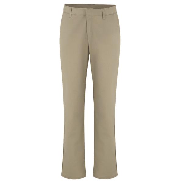 Women's Industrial Flat Front Pants - Extended Sizes