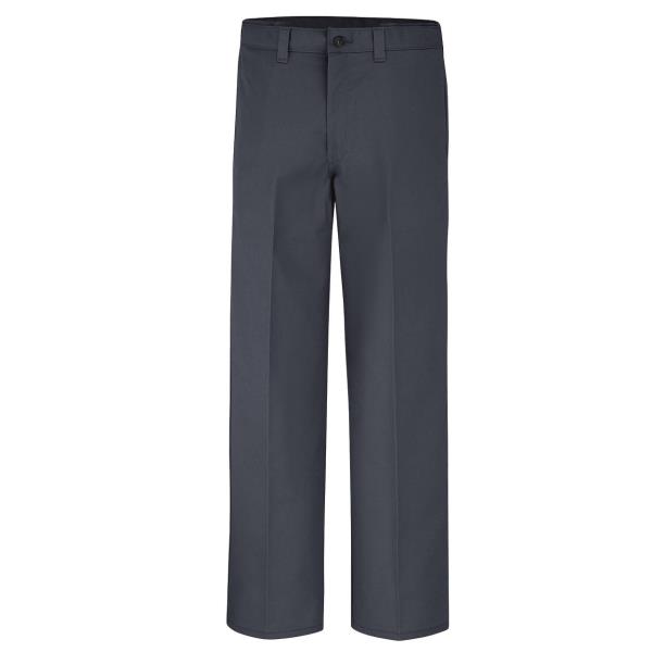 Industrial Flat Front Comfort Waist Pants - Extended Sizes