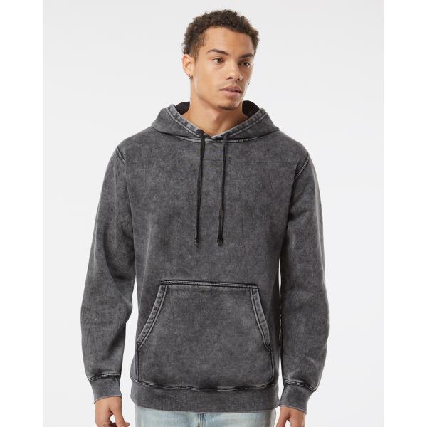 Unisex Midweight Mineral Wash Hooded Sweatshirt