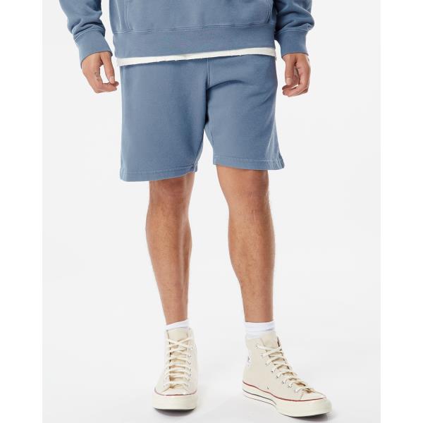 Pigment-Dyed Fleece Shorts