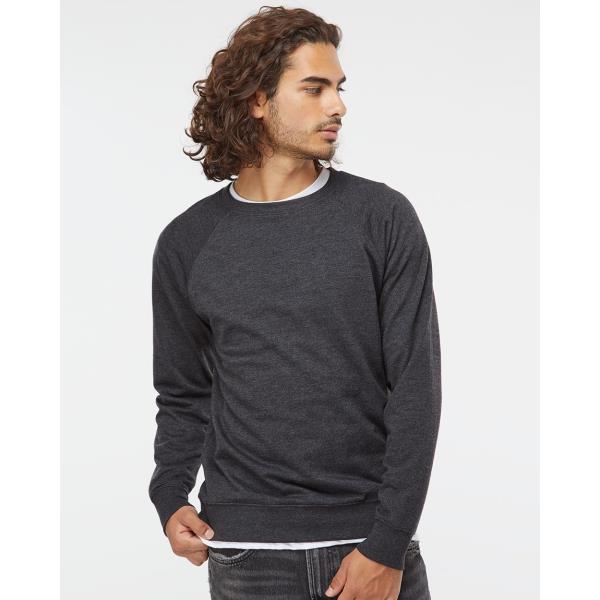 Icon Unisex Lightweight Loopback Terry Crewneck Sweatshirt