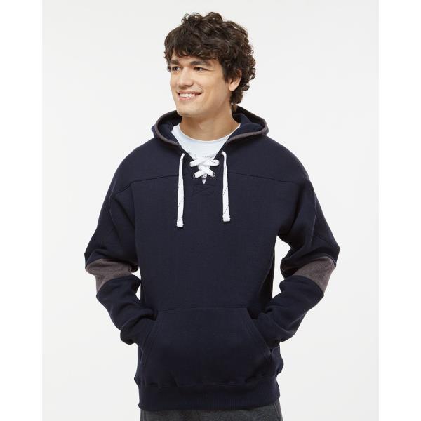 Sport Lace Colorblocked Fleece Hooded Sweatshirt