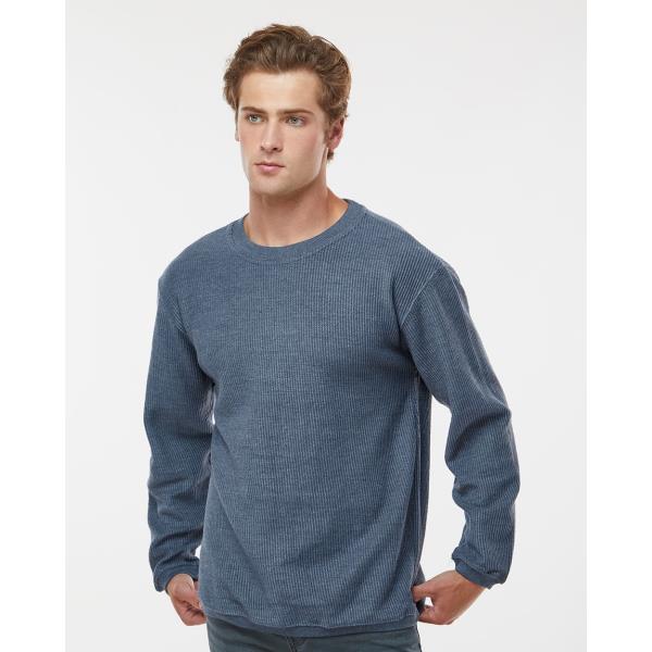 Corded Crewneck Pullover