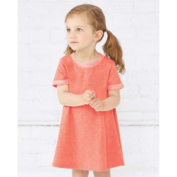 Toddler Harborside MÃ©lange French Terry Twirl Dress