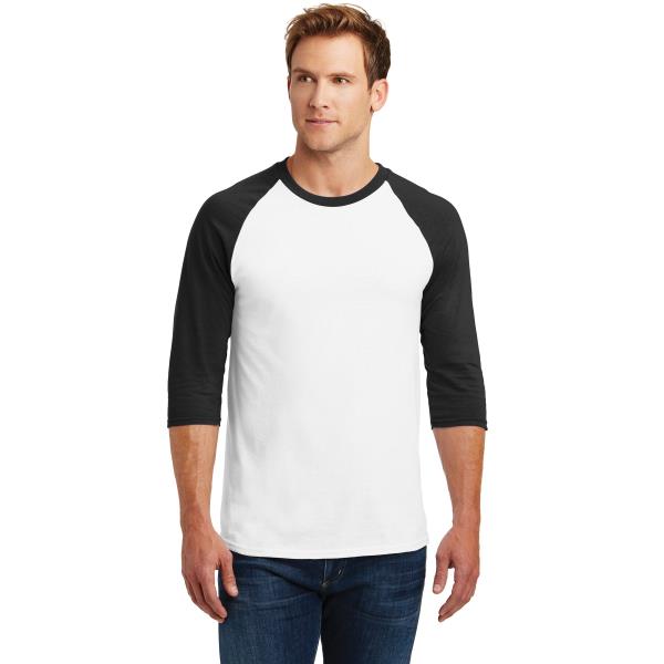 Heavy Cotton 3/4-Sleeve Raglan T-Shirt