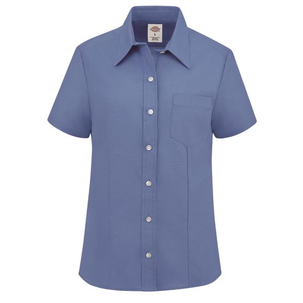 Women's Short Sleeve Stretch Oxford Shirt