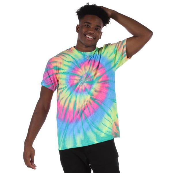 Neon Rush Tie-Dyed T-Shirt