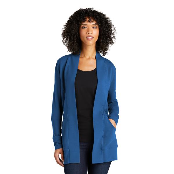 Ladies Microterry Cardigan