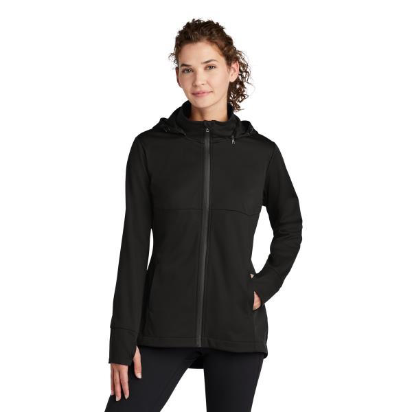 Ladies Hooded Soft Shell Jacket